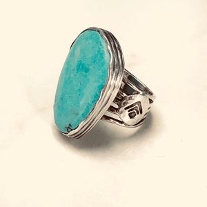 Silpada Turquoise Statement Ring